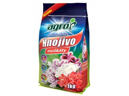 Organo-minerálne hnojivo na muškáty