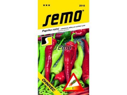 2518 semo zelenina paprika rocni ohnivec